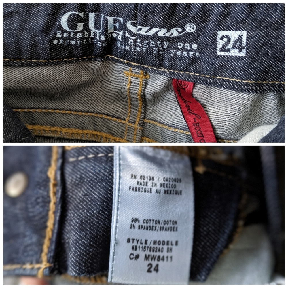 Guess XXS Jeans Daredevil Ultra Low Rise Jeans - Picture 3 of 8